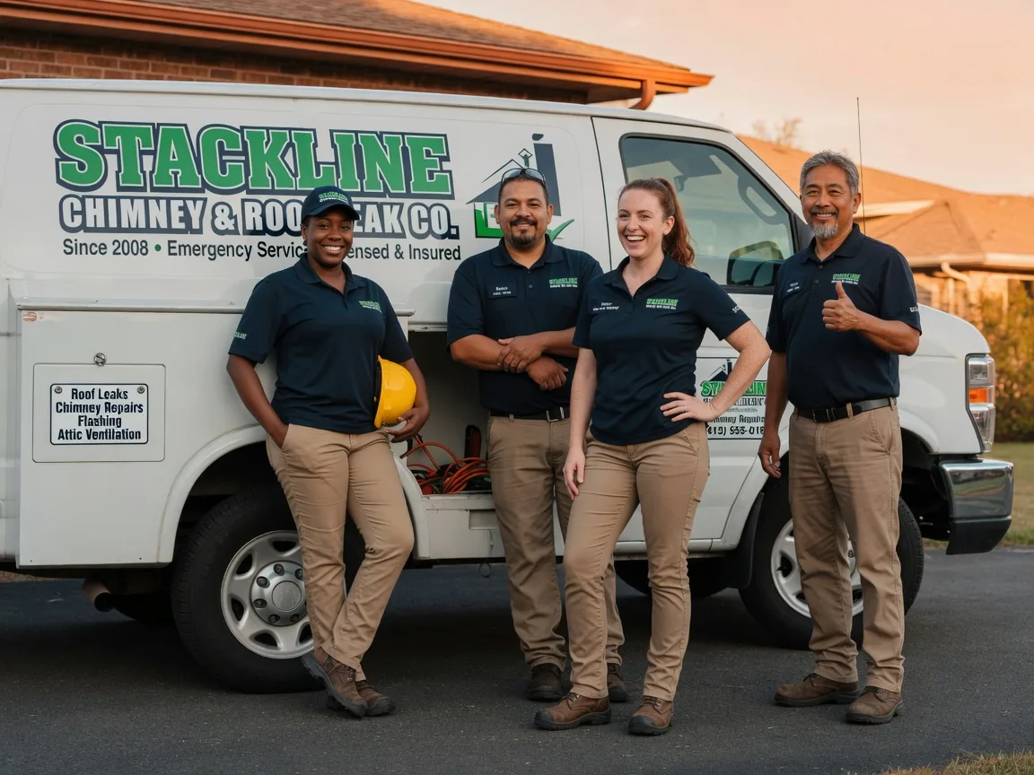Chimney flashing repair company in Powhattan, KS